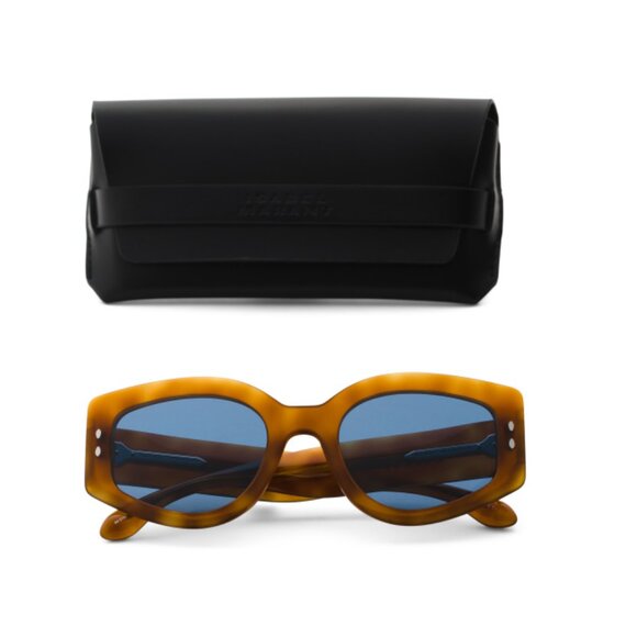 ISABEL MARANT Tortoise 54mm Square Sunglasses - Picture 1 of 2